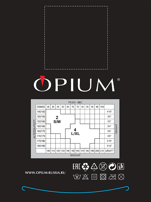 картинка Чулки Opium Rhomb Calze Rete от интернет магазина