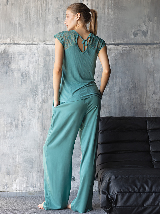 картинка M-156/P-142 Opium Home&Sleepwear комплект женский (футболка+брюки) от интернет магазина