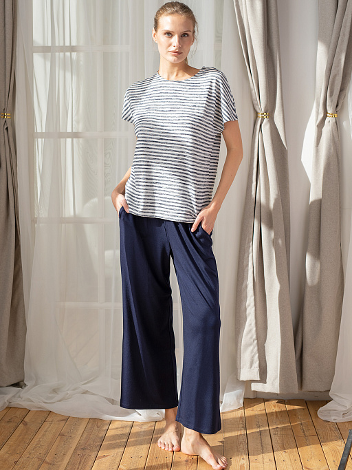 картинка M-157/P-143 Opium Home&Sleepwear комплект женский (футболка+брюки) от интернет магазина