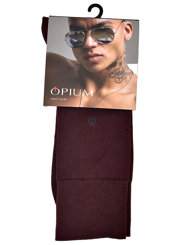 Мужские носки Opium Premium бордовые